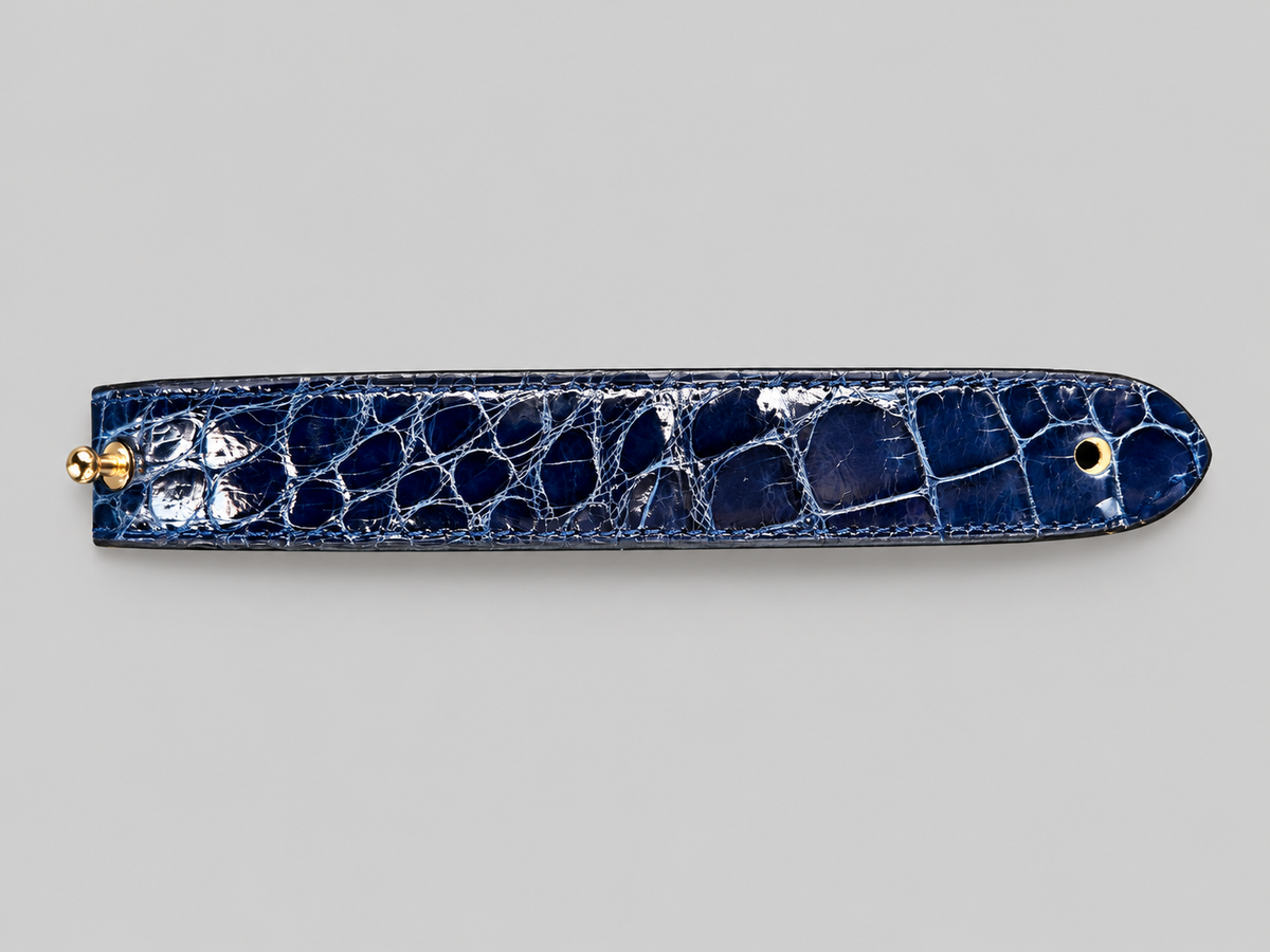 Unisex Crocodile Bracelet Navy Blue