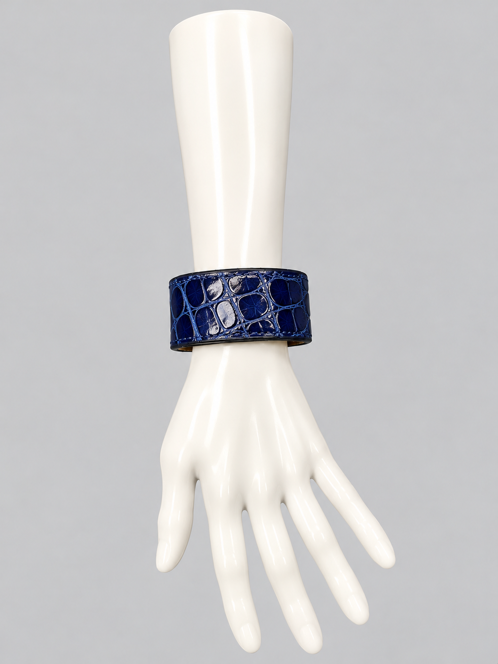 Unisex Crocodile Bracelet Navy Blue
